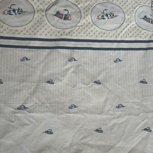 RARE VINTAGE 70's Fishing Lure Cotton Blend Twin Flat Sheet By Cannon Fieldcrest - Picture 8 of 9